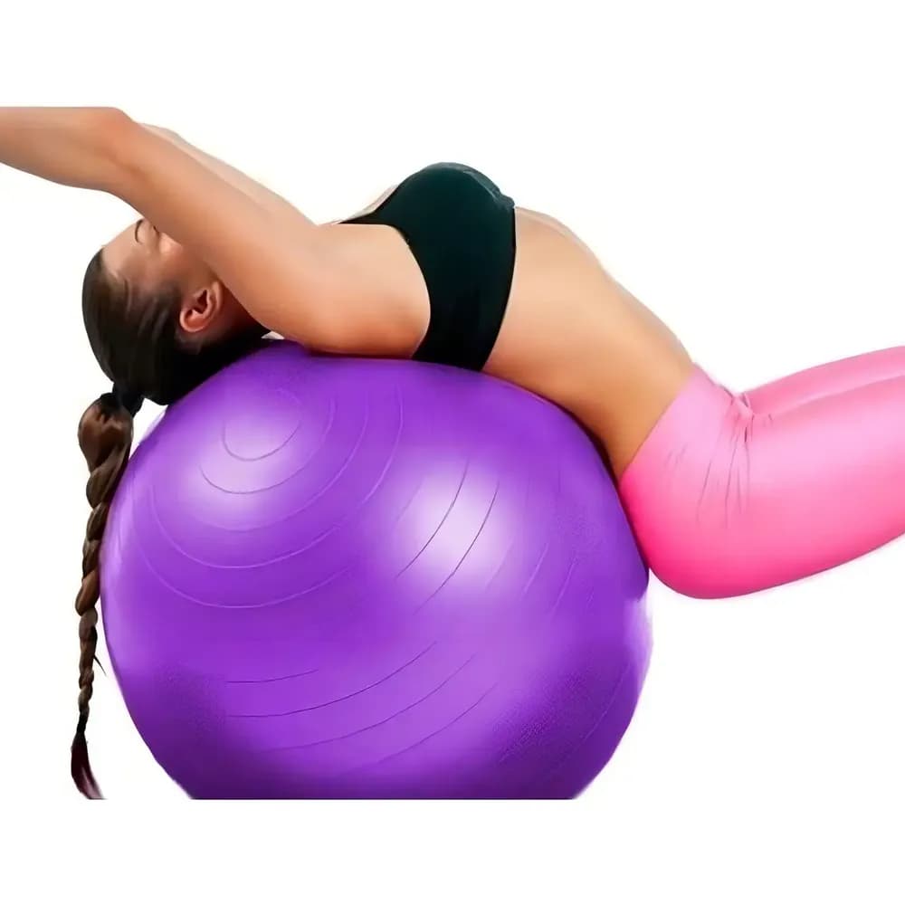 Bola de exercícios Roxa 65 cm — foto 5