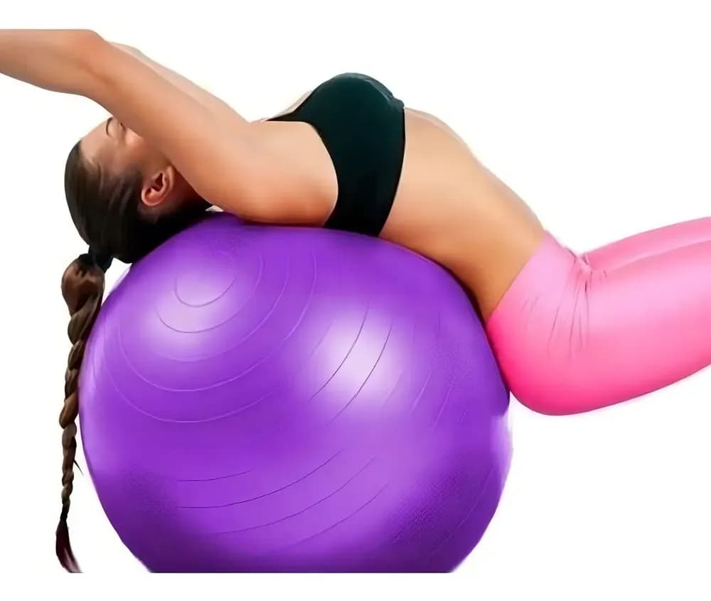 Bola de exercícios Roxa 65 cm — foto 6