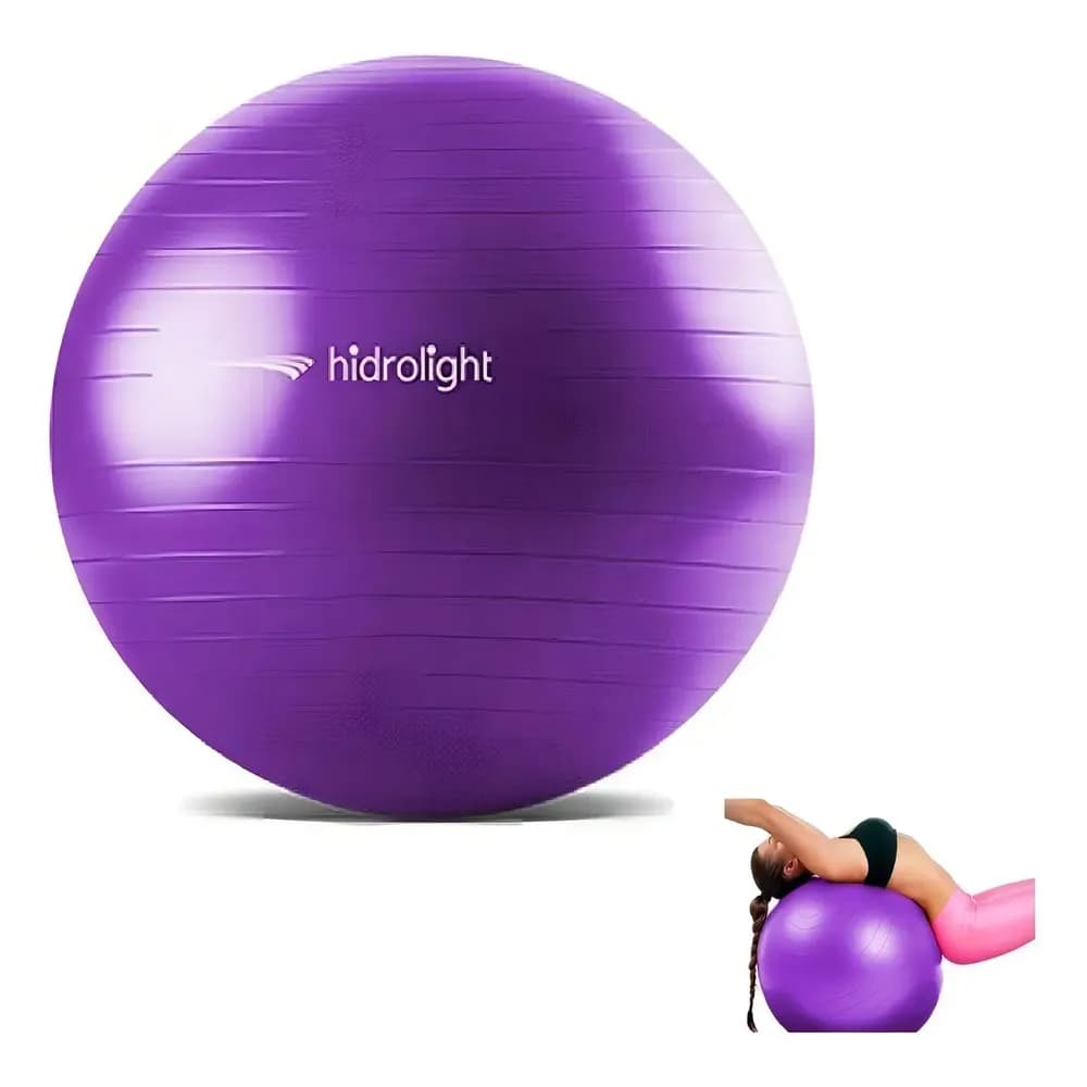 Bola de exercícios Roxa 65 cm — foto 7