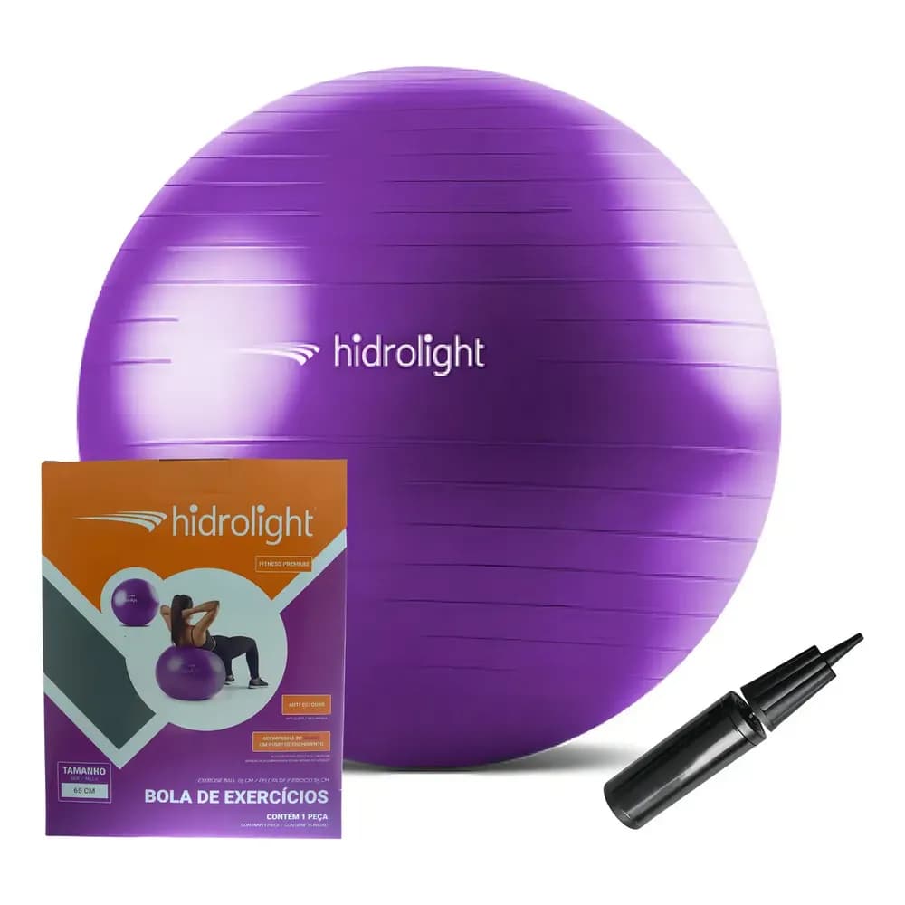 Bola de exercícios Roxa 65 cm — foto 9