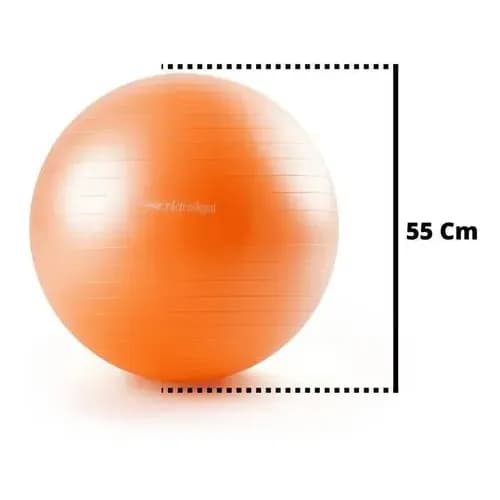 Bola de exercícios Laranja 55 cm — foto 3