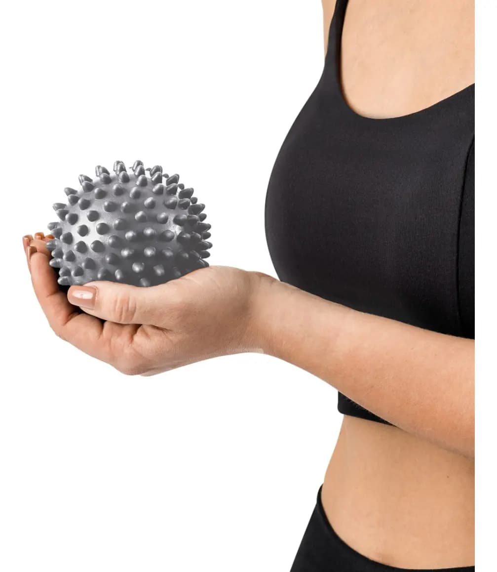 Bola de massagem cinza 9,0cm — foto 4